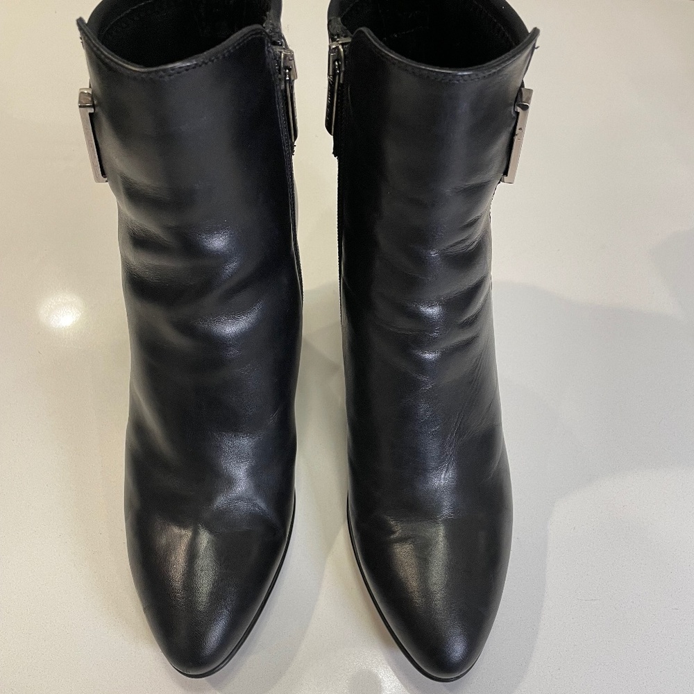 Aquatalia Weatherproof, Black, High Heel Boot, Size 10, Made in Italy - Picture 2 of 9